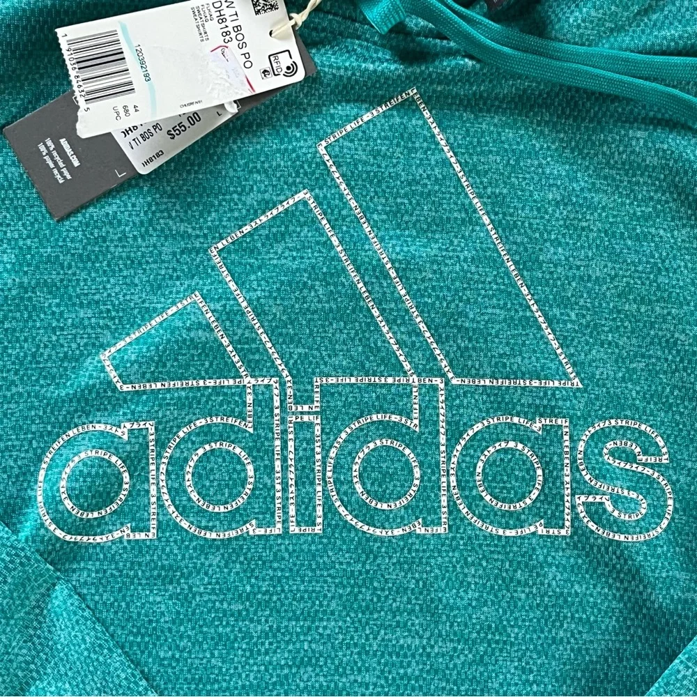 Adidas Women’s Green/Blue Hoodie NWT - Picture 4 of 8
